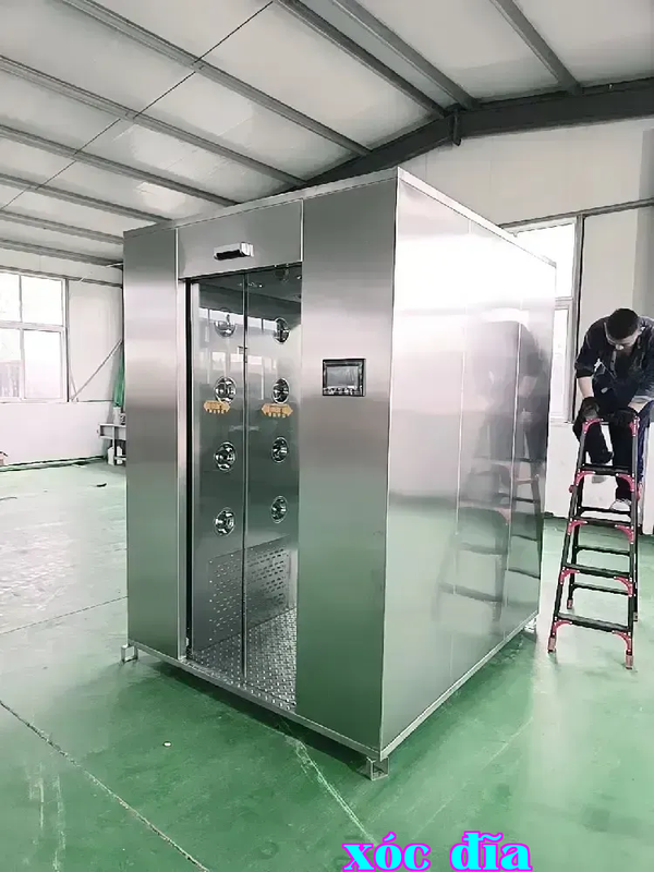 Buồng thổi gió bằng thép không gỉ loại một người hai chiều