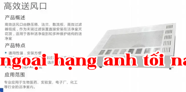 Bộ lọc gió hiệu suất cao