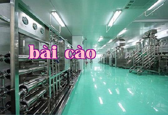 Dự án công nghiệp dược phẩm sạch
