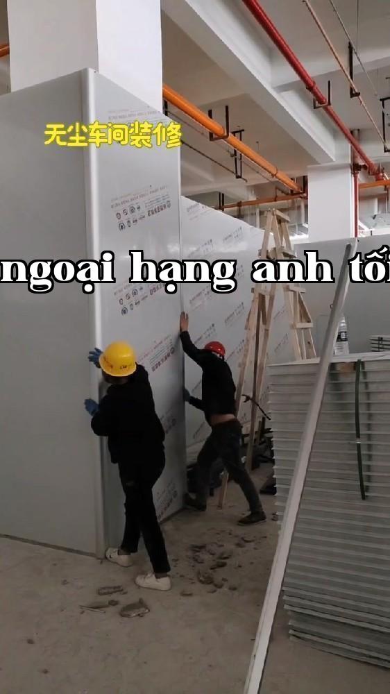 Thi công nội thất phòng sạch nhà xưởng Tôn Sơn Thành Đô